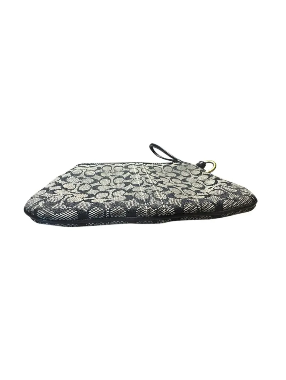 Coach Signature Canvas Wristlet Clutch